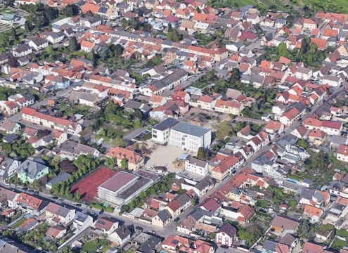 Luftbild der Albert-Schweitzer-Schule Altlussheim Luftbild der Albert-Schweitzer-Schule Altlussheim