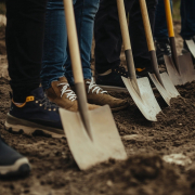 Spatenstich zum Erweiterungsbau der Albert-Schweitzer-Schule Altlußheim im März 2024 Platzhalterbild